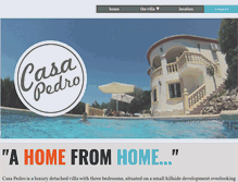 Tablet Screenshot of casapedro.co.uk